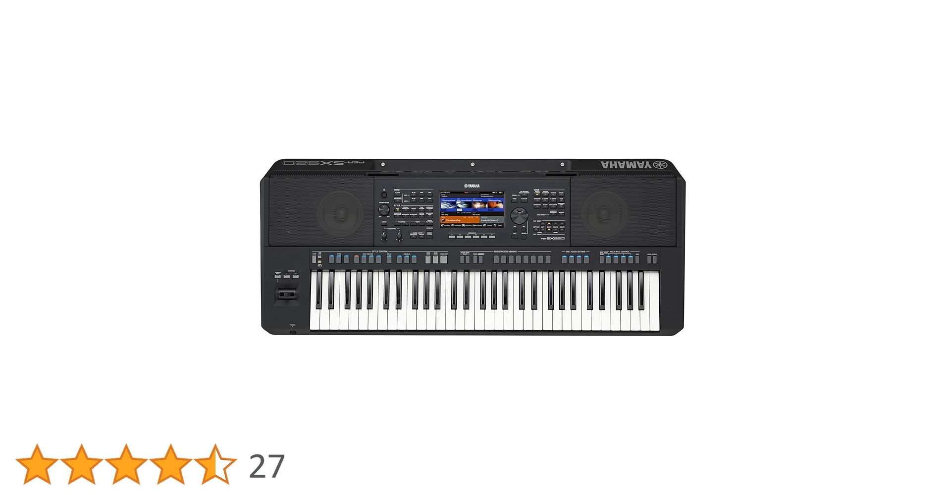 [新品-輸入] Yamaha PSR-SX920 61鍵キーボード。安い高級品 Yamaha 61-Key Arranger Keyboard with Premium Sound, Live